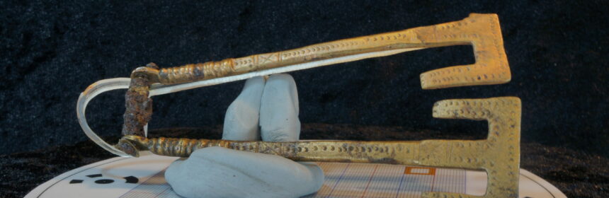 Medieval Girdle Belt -Marquesa Questa antique bronze & black
